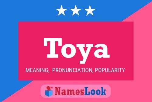 Toya Name Poster