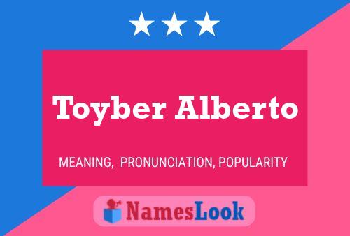 Toyber Alberto Name Poster