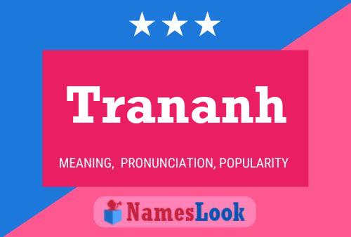 Trananh Name Poster