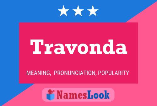 Travonda Name Poster