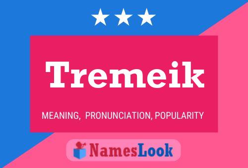 Tremeik Name Poster