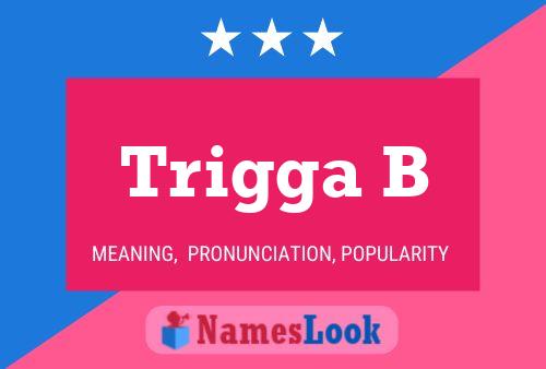 Trigga B Name Poster