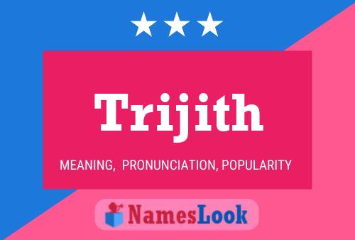 Trijith Name Poster