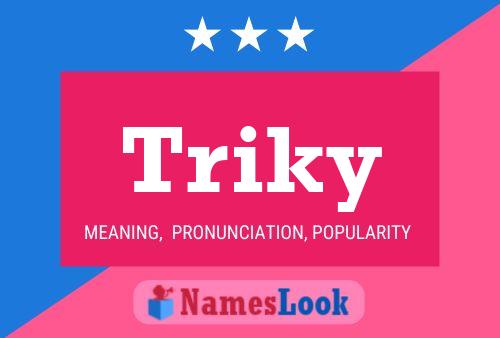 Triky Name Poster