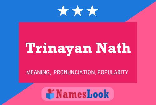 Trinayan Nath Name Poster