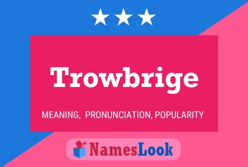 Trowbrige Name Poster