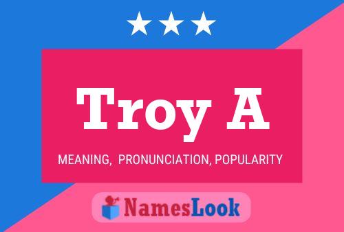 Troy A Name Poster