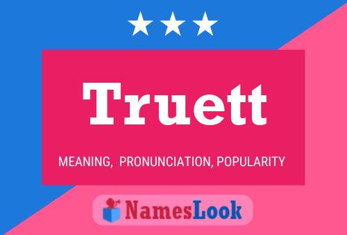 Truett Name Poster