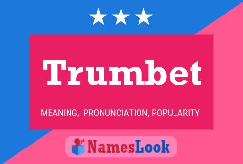 Trumbet Name Poster