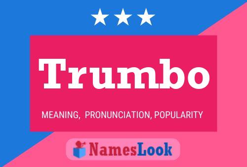 Trumbo Name Poster