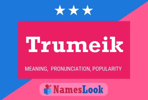 Trumeik Name Poster