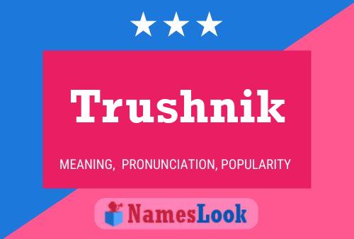 Trushnik Name Poster