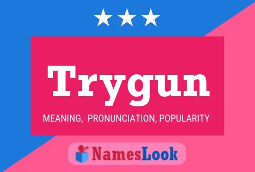 Trygun Name Poster