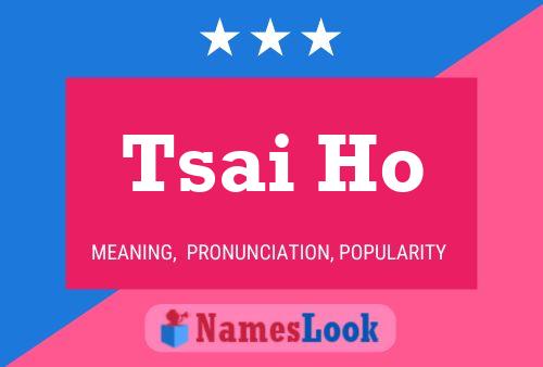 Tsai Ho Name Poster