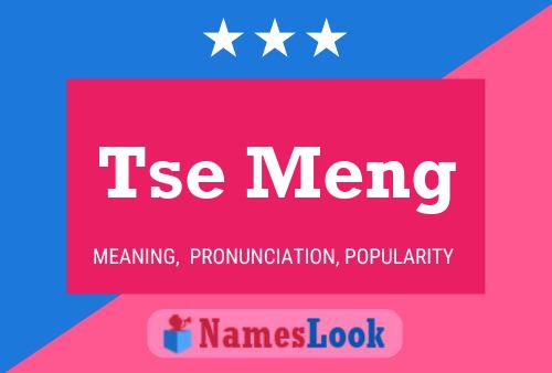 Tse Meng Name Poster