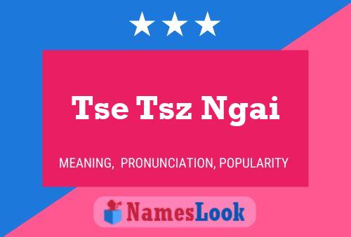 Tse Tsz Ngai Name Poster