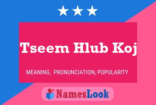 Tseem Hlub Koj Name Poster