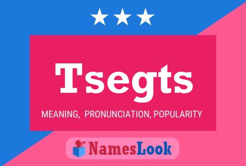 Tsegts Name Poster