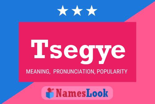 Tsegye Name Poster