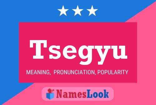 Tsegyu Name Poster