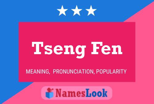 Tseng Fen Name Poster