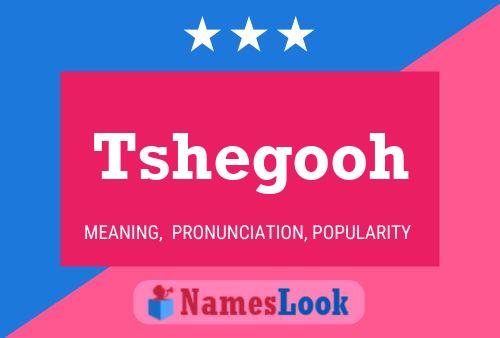 Tshegooh Name Poster