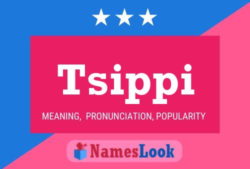 Tsippi Name Poster