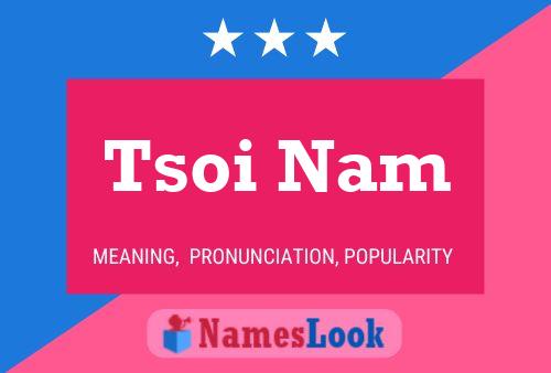 Tsoi Nam Name Poster