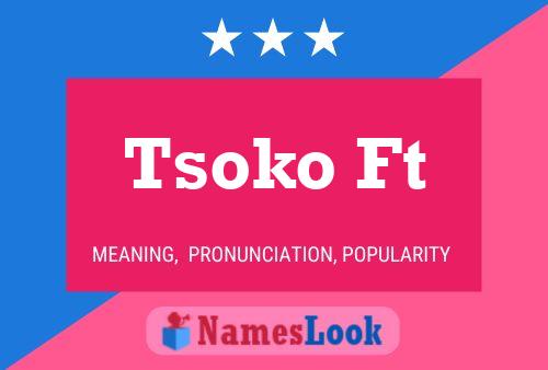 Tsoko Ft Name Poster