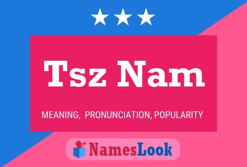 Tsz Nam Name Poster