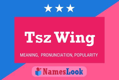 Tsz Wing Name Poster