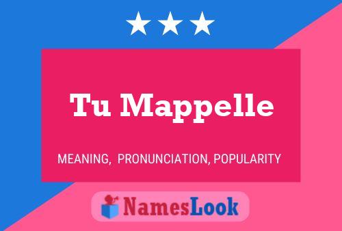 Tu Mappelle Name Poster