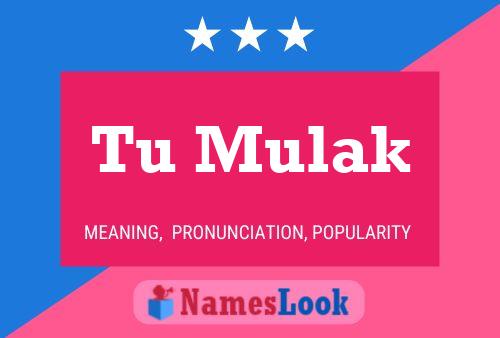 Tu Mulak Name Poster