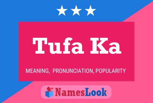 Tufa Ka Name Poster