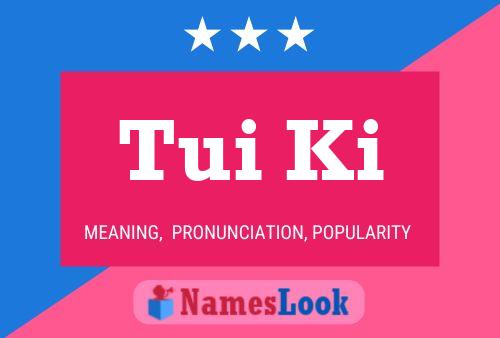 Tui Ki Name Poster