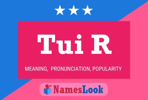 Tui R Name Poster