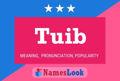 Tuib Name Poster