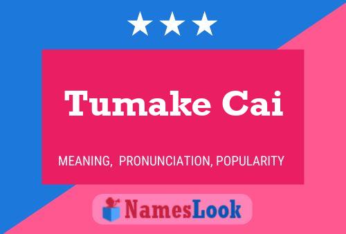 Tumake Cai Name Poster