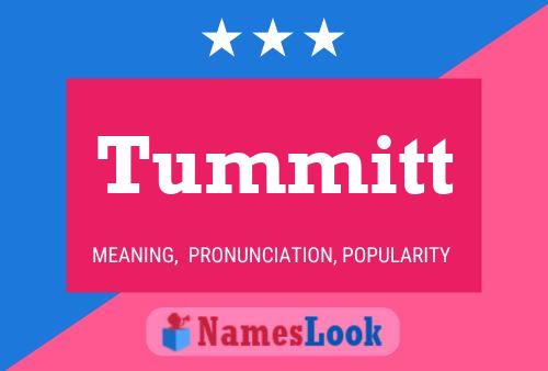 Tummitt Name Poster