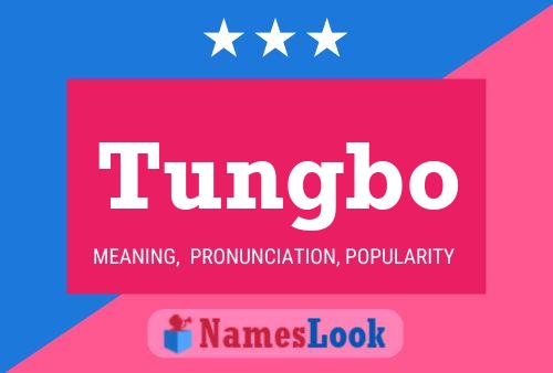 Tungbo Name Poster