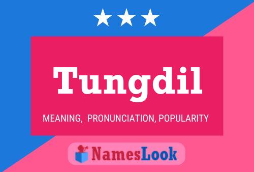 Tungdil Name Poster