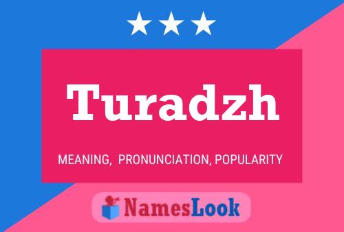 Turadzh Name Poster