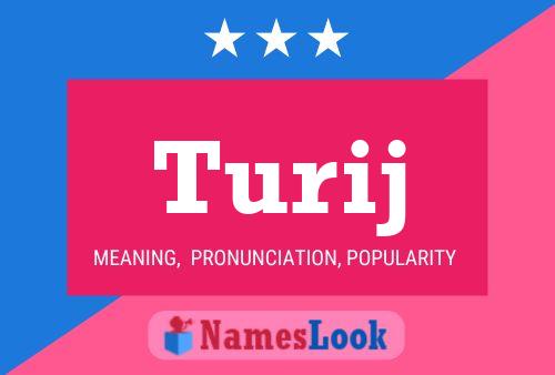 Turij Name Poster