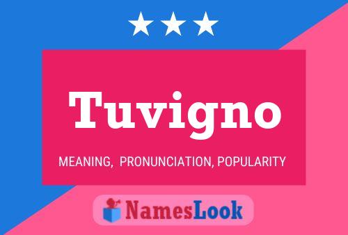 Tuvigno Name Poster