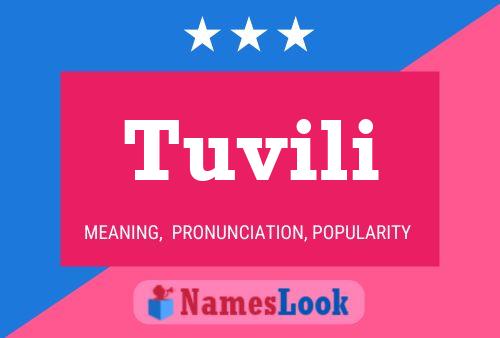 Tuvili Name Poster