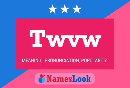 Twvw Name Poster