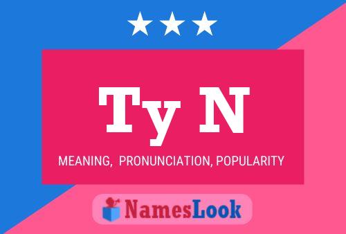 Ty N Name Poster