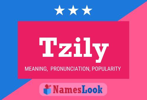 Tzily Name Poster