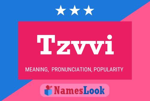 Tzvvi Name Poster