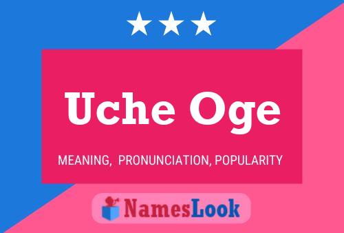 Uche Oge Name Poster